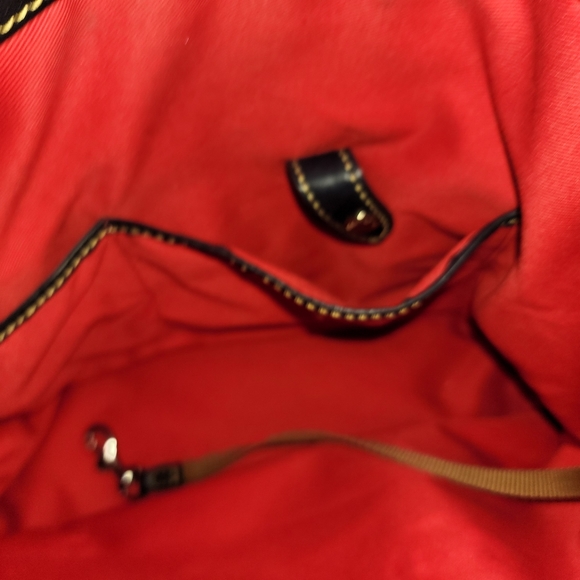 Dooney and Bourke Chelsea Navy Florentine Shopper tote - Picture 3 of 7